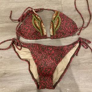 Victoria’s Secret animal print bikini